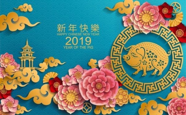 Mâncare chinezească tradițională pentru Anul Nou Chinezesc 2019 la Shanghai Food.