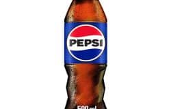 Sticlă de Pepsi 500ml cu design clasic și răcoritoare.